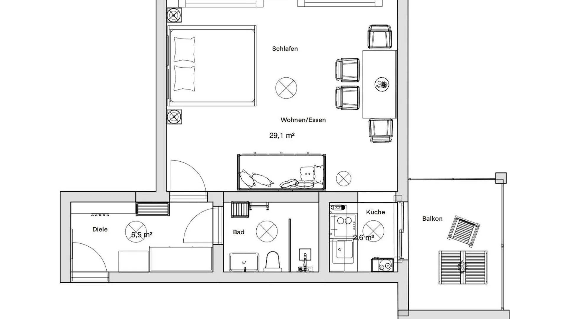 Pineapple Apartments Studio-Apartment Am Zwinger Dresden